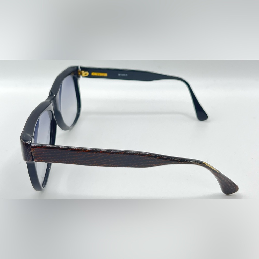 Vintage Missoni M126S Black Brown Oval Sunglasses Frames - Picture 5 of 8
